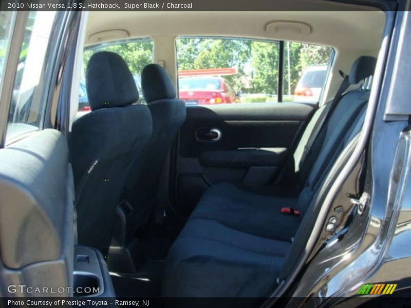 Super Black / Charcoal 2010 Nissan Versa 1.8 SL Hatchback