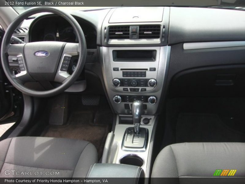 Black / Charcoal Black 2012 Ford Fusion SE