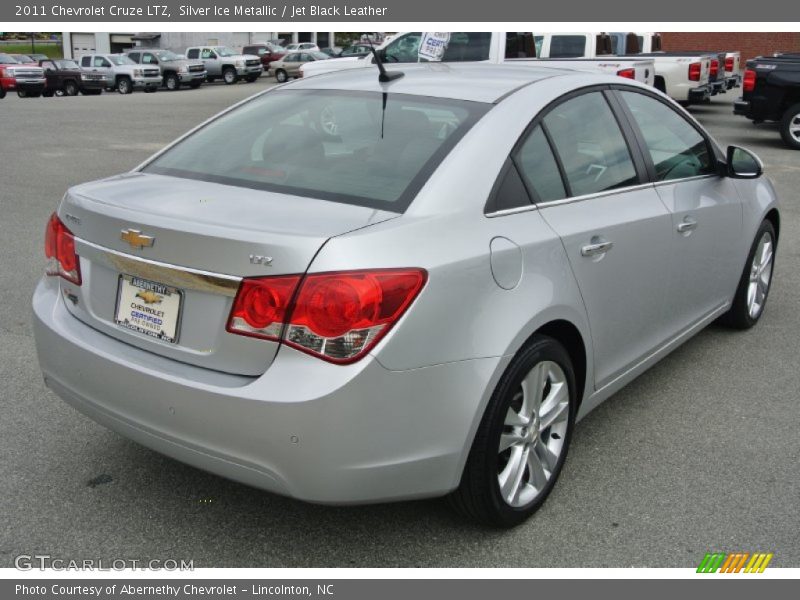 Silver Ice Metallic / Jet Black Leather 2011 Chevrolet Cruze LTZ
