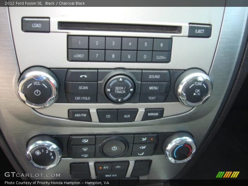 Black / Charcoal Black 2012 Ford Fusion SE