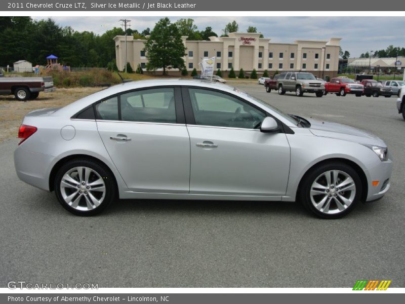 Silver Ice Metallic / Jet Black Leather 2011 Chevrolet Cruze LTZ