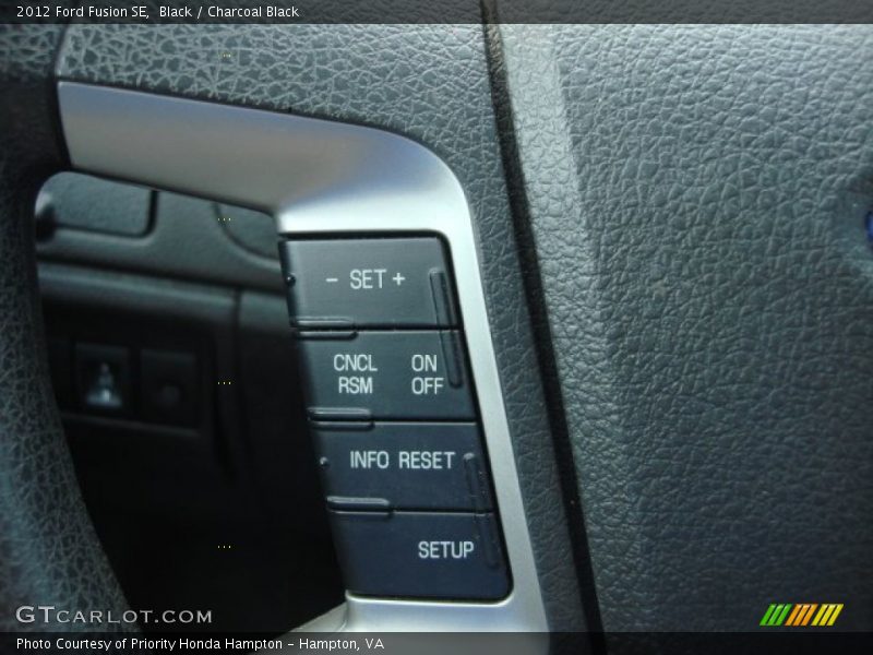 Black / Charcoal Black 2012 Ford Fusion SE
