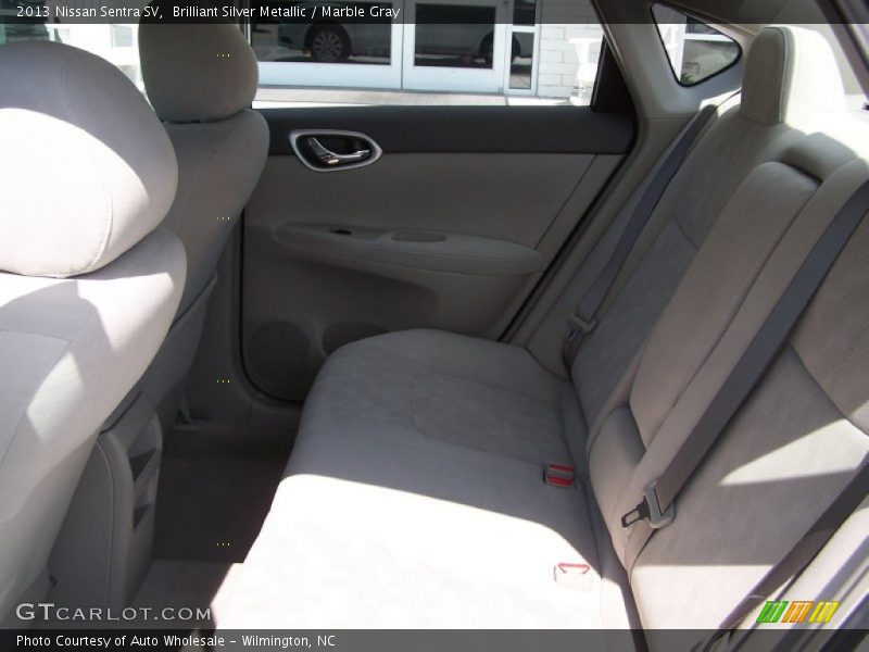 Brilliant Silver Metallic / Marble Gray 2013 Nissan Sentra SV