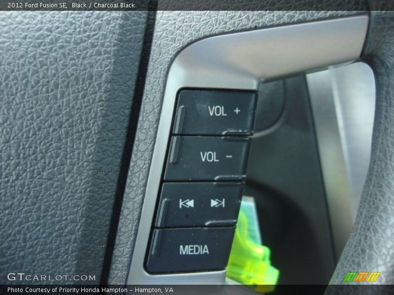 Black / Charcoal Black 2012 Ford Fusion SE