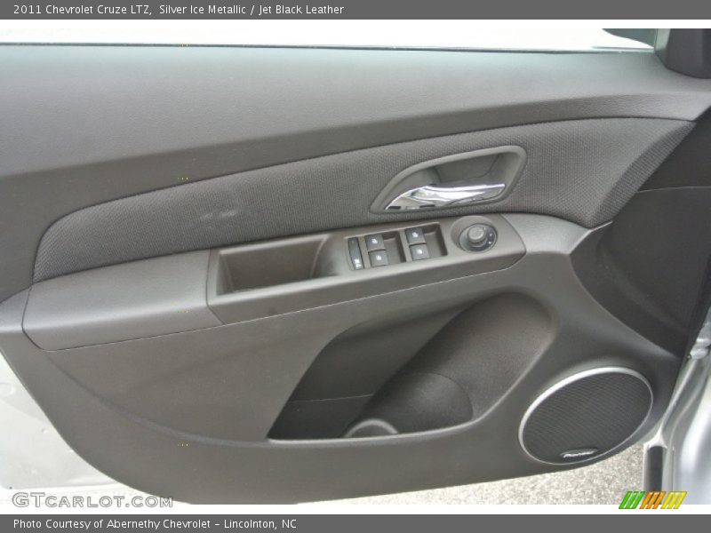 Silver Ice Metallic / Jet Black Leather 2011 Chevrolet Cruze LTZ