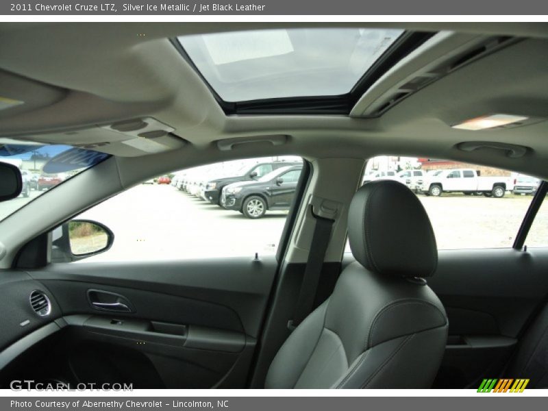 Silver Ice Metallic / Jet Black Leather 2011 Chevrolet Cruze LTZ
