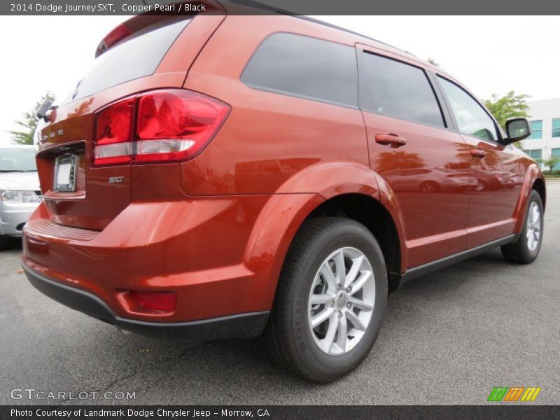Copper Pearl / Black 2014 Dodge Journey SXT