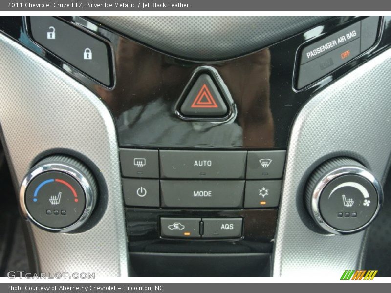Silver Ice Metallic / Jet Black Leather 2011 Chevrolet Cruze LTZ