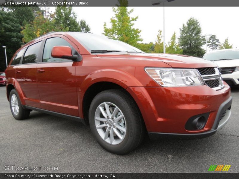 Copper Pearl / Black 2014 Dodge Journey SXT