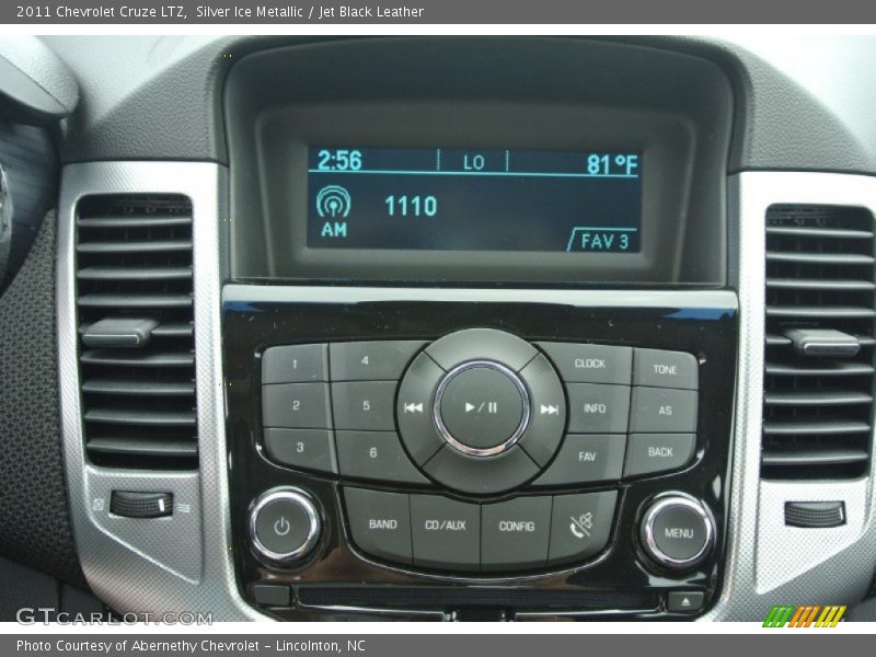 Silver Ice Metallic / Jet Black Leather 2011 Chevrolet Cruze LTZ