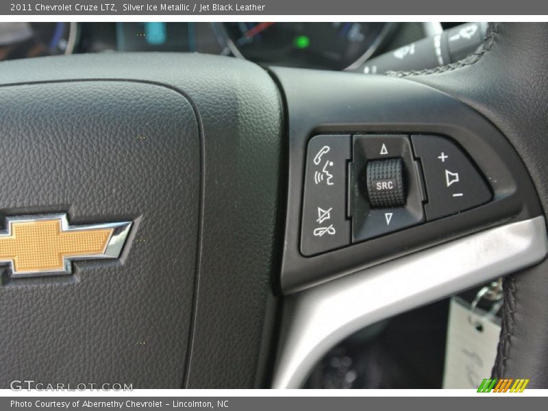 Silver Ice Metallic / Jet Black Leather 2011 Chevrolet Cruze LTZ