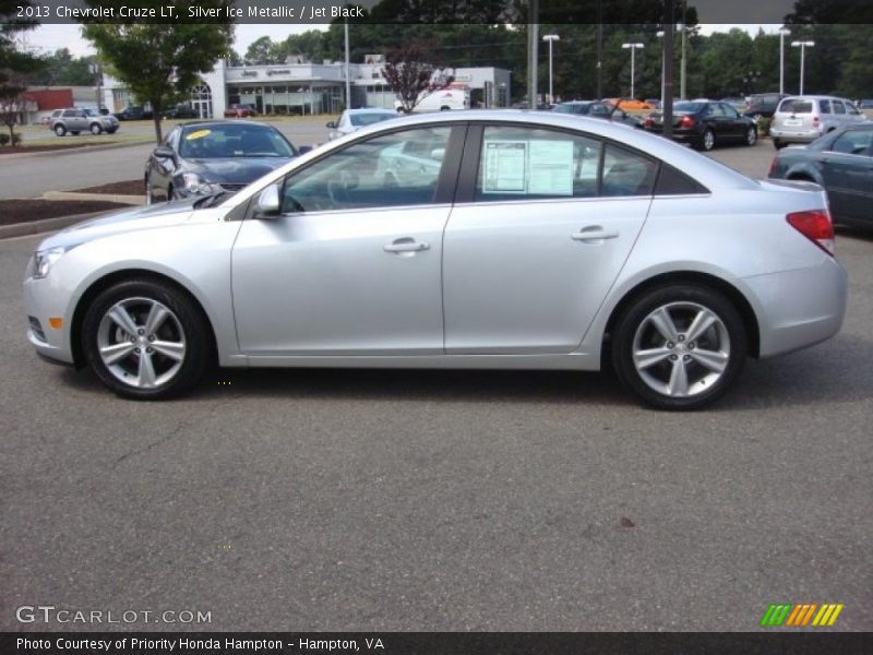 Silver Ice Metallic / Jet Black 2013 Chevrolet Cruze LT