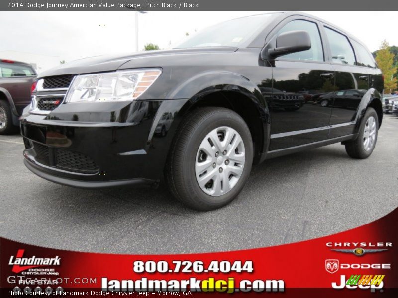 Pitch Black / Black 2014 Dodge Journey Amercian Value Package