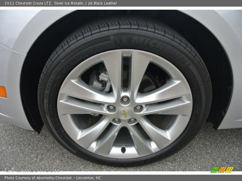 Silver Ice Metallic / Jet Black Leather 2011 Chevrolet Cruze LTZ