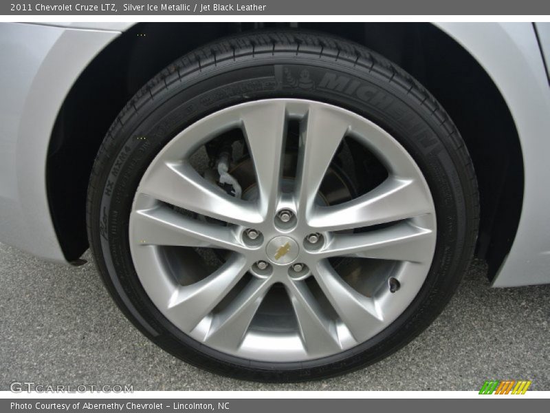 Silver Ice Metallic / Jet Black Leather 2011 Chevrolet Cruze LTZ