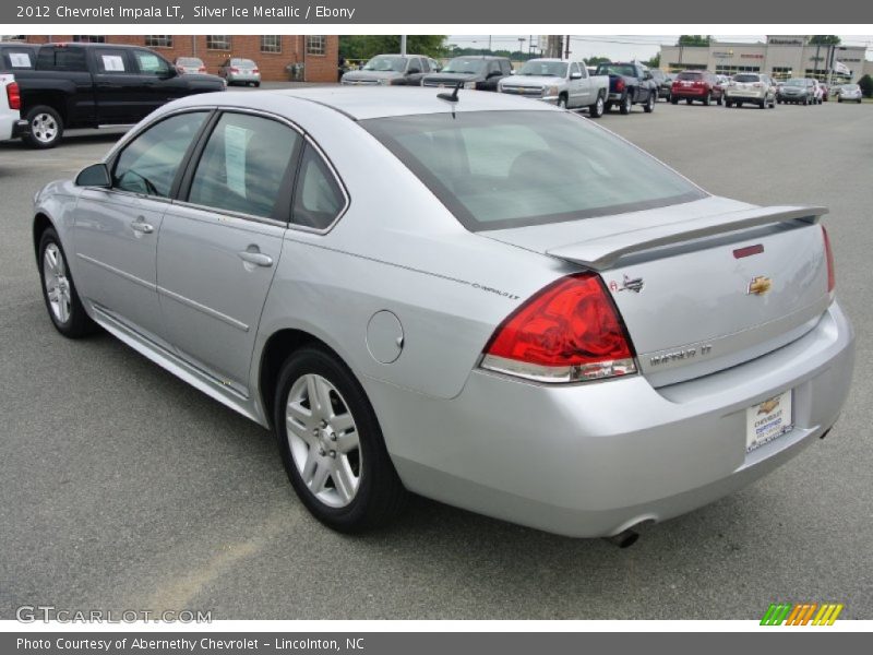 Silver Ice Metallic / Ebony 2012 Chevrolet Impala LT