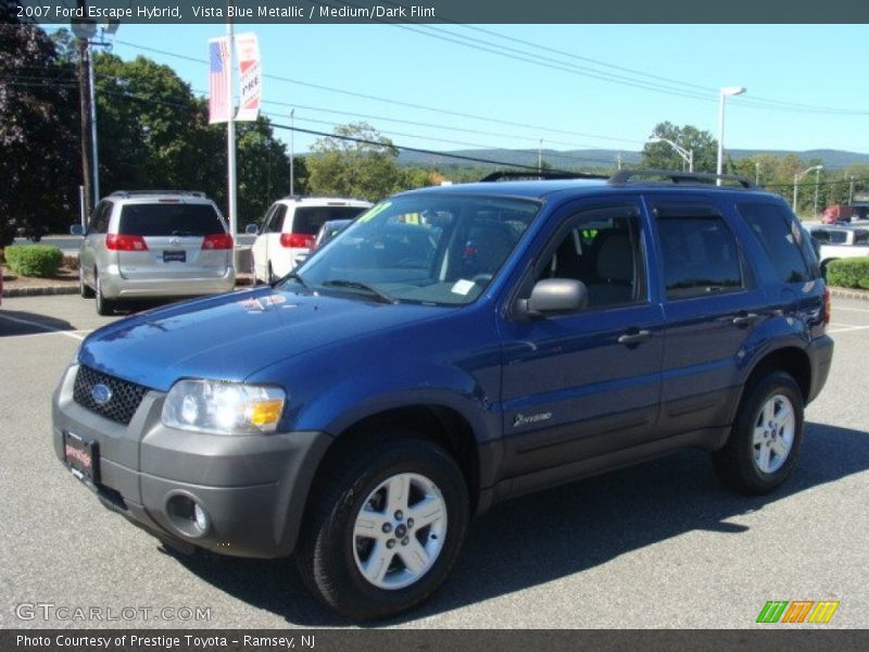 Vista Blue Metallic / Medium/Dark Flint 2007 Ford Escape Hybrid