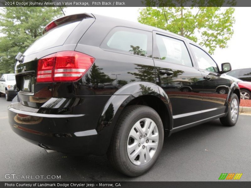 Pitch Black / Black 2014 Dodge Journey Amercian Value Package