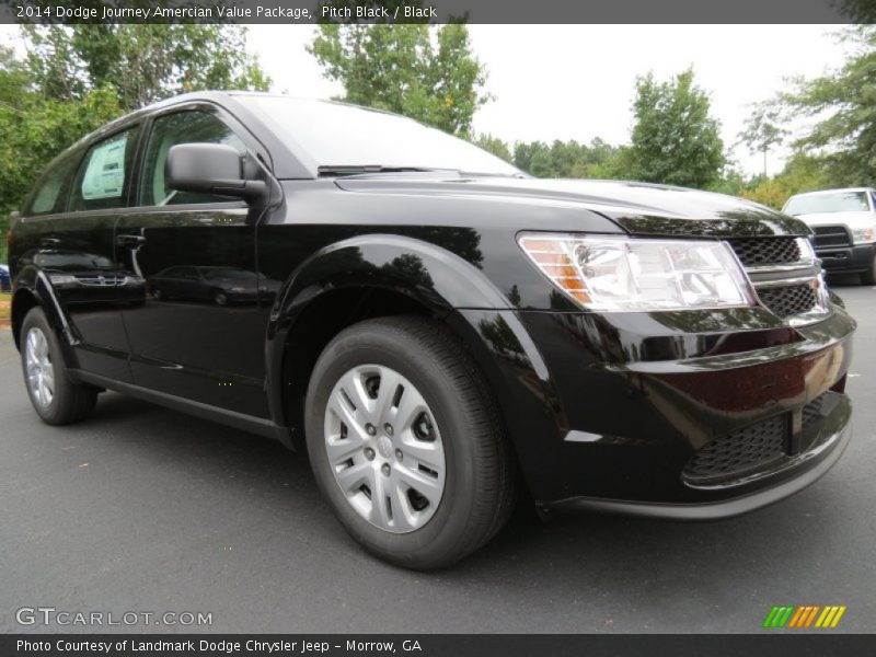 Pitch Black / Black 2014 Dodge Journey Amercian Value Package