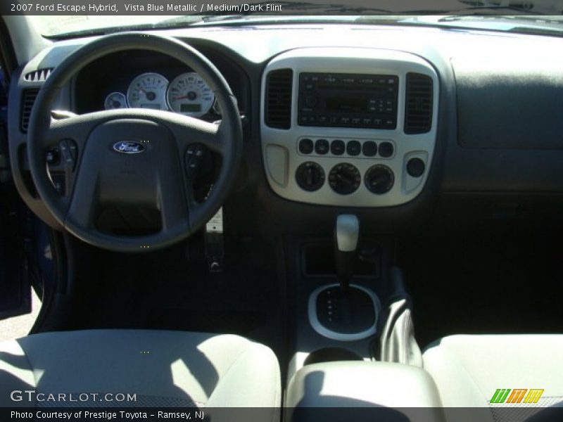 Vista Blue Metallic / Medium/Dark Flint 2007 Ford Escape Hybrid