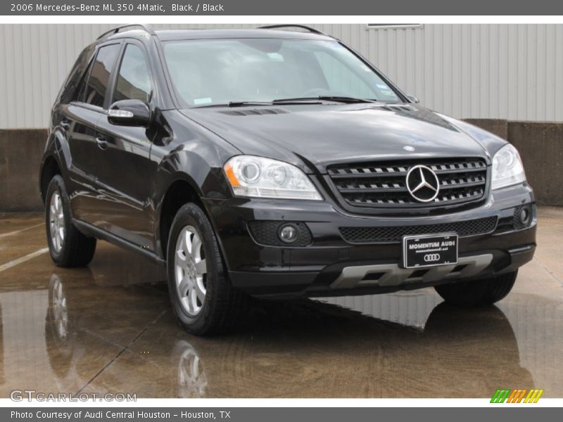 Black / Black 2006 Mercedes-Benz ML 350 4Matic