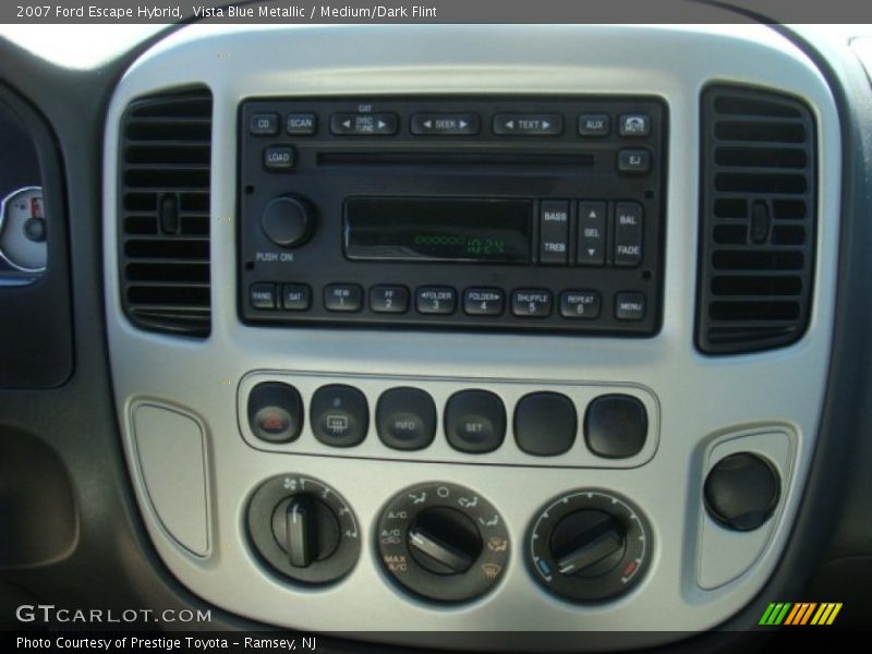 Controls of 2007 Escape Hybrid