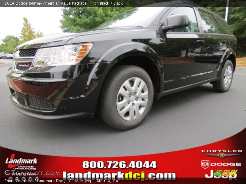 Pitch Black / Black 2014 Dodge Journey Amercian Value Package
