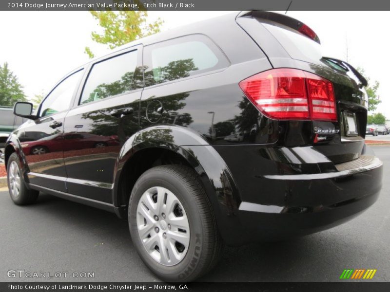 Pitch Black / Black 2014 Dodge Journey Amercian Value Package