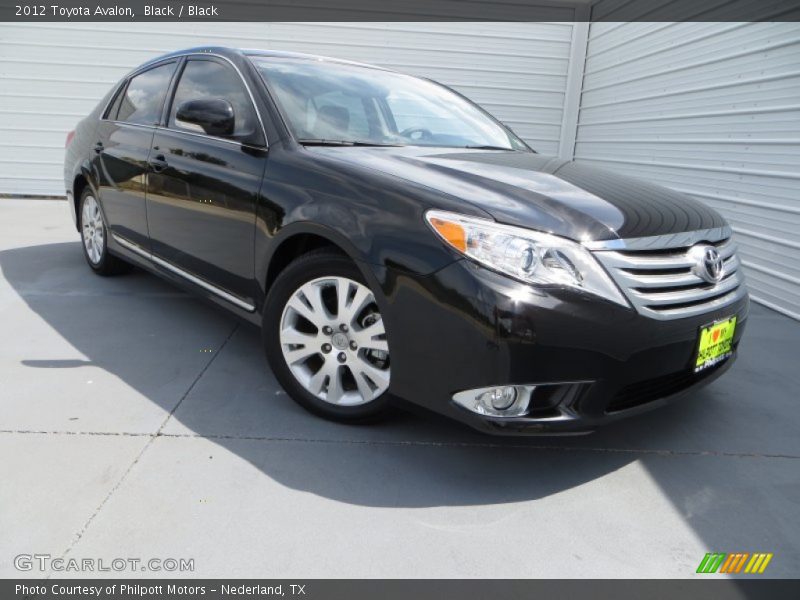 Black / Black 2012 Toyota Avalon
