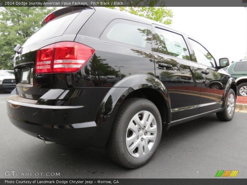Pitch Black / Black 2014 Dodge Journey Amercian Value Package