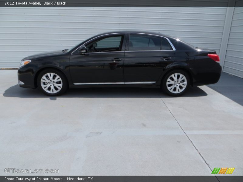 Black / Black 2012 Toyota Avalon
