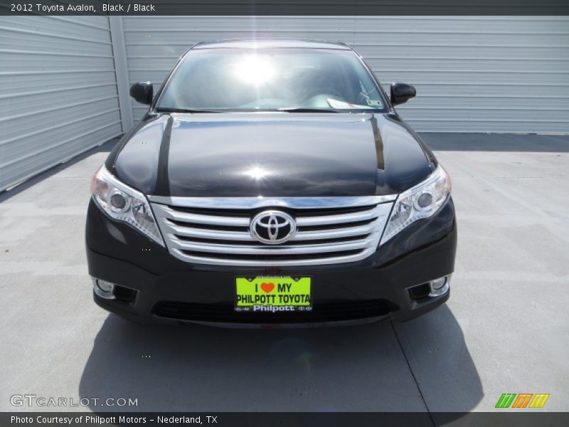 Black / Black 2012 Toyota Avalon