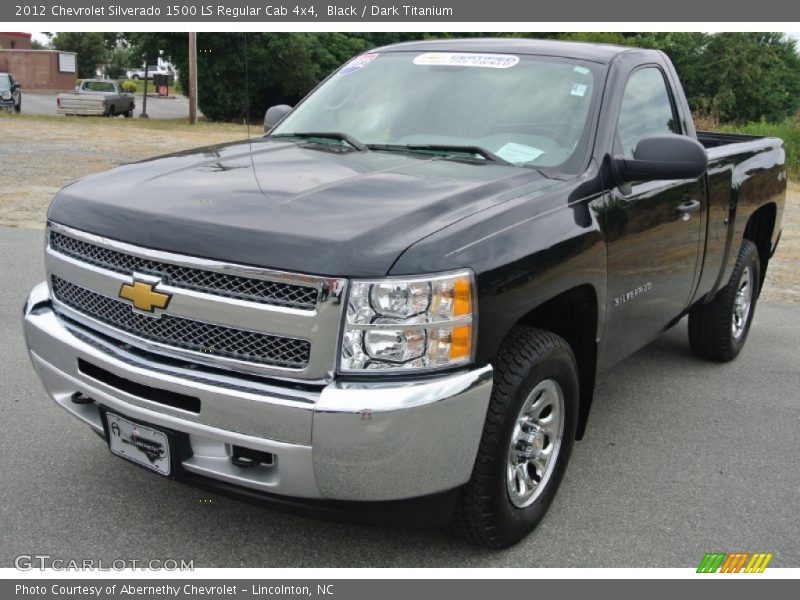 Black / Dark Titanium 2012 Chevrolet Silverado 1500 LS Regular Cab 4x4