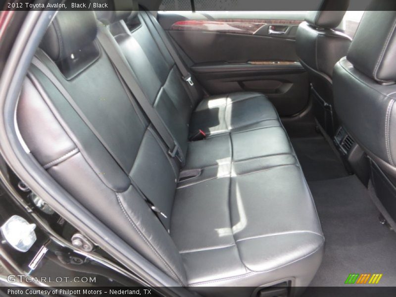 Black / Black 2012 Toyota Avalon