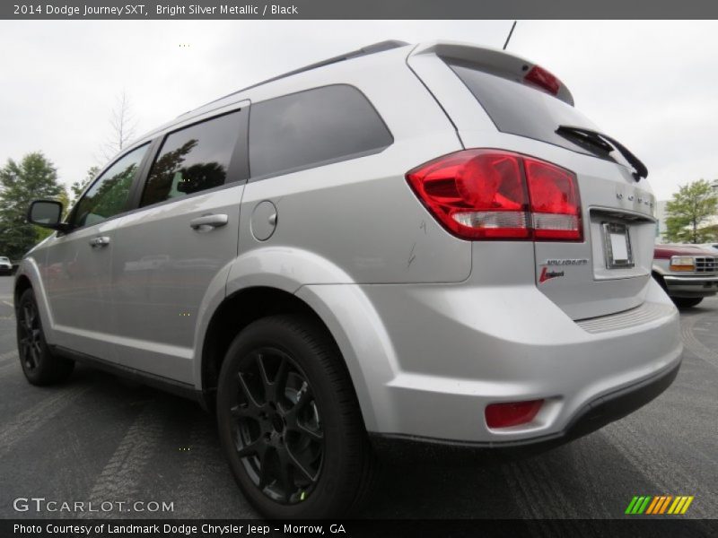 Bright Silver Metallic / Black 2014 Dodge Journey SXT