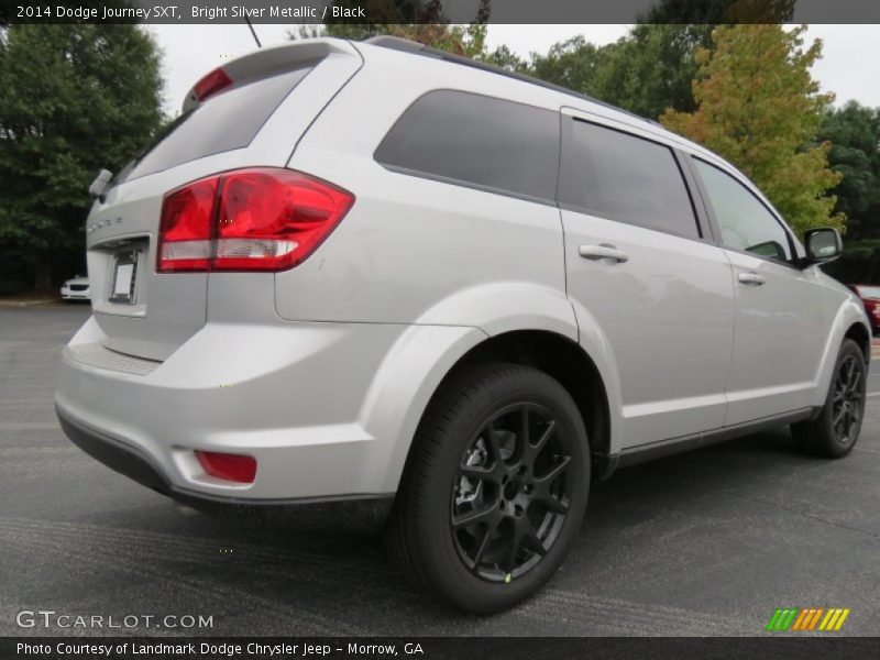 Bright Silver Metallic / Black 2014 Dodge Journey SXT