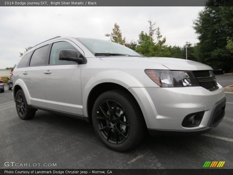 Bright Silver Metallic / Black 2014 Dodge Journey SXT