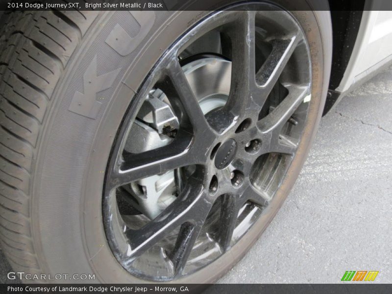 Bright Silver Metallic / Black 2014 Dodge Journey SXT