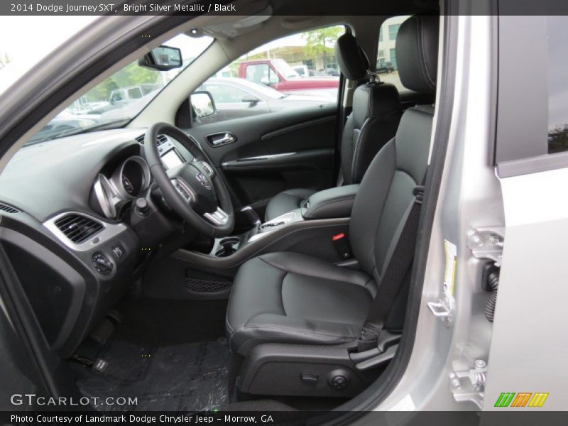 Bright Silver Metallic / Black 2014 Dodge Journey SXT