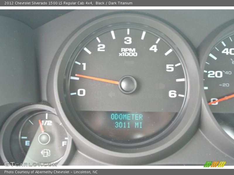 Black / Dark Titanium 2012 Chevrolet Silverado 1500 LS Regular Cab 4x4