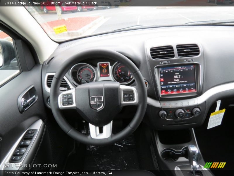 Bright Silver Metallic / Black 2014 Dodge Journey SXT