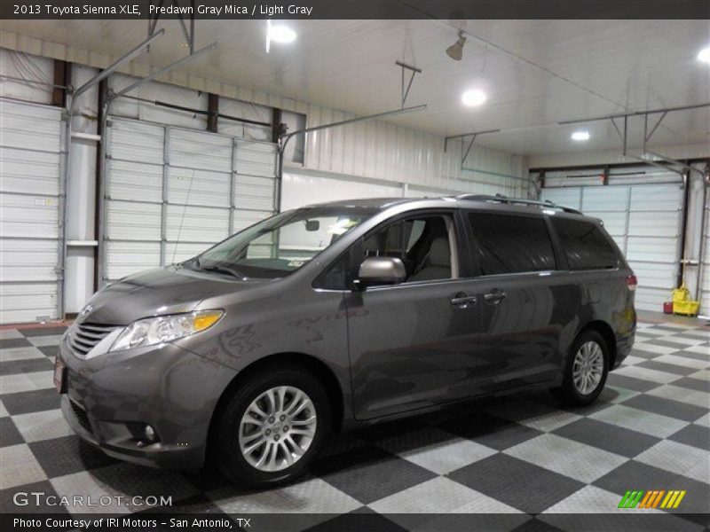 Predawn Gray Mica / Light Gray 2013 Toyota Sienna XLE