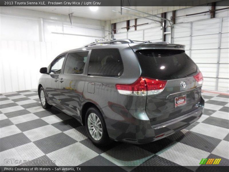 Predawn Gray Mica / Light Gray 2013 Toyota Sienna XLE