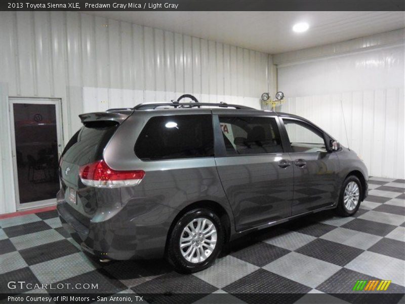 Predawn Gray Mica / Light Gray 2013 Toyota Sienna XLE
