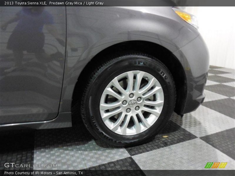 Predawn Gray Mica / Light Gray 2013 Toyota Sienna XLE