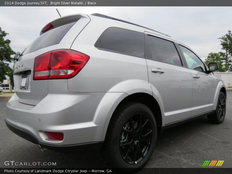 Bright Silver Metallic / Black 2014 Dodge Journey SXT