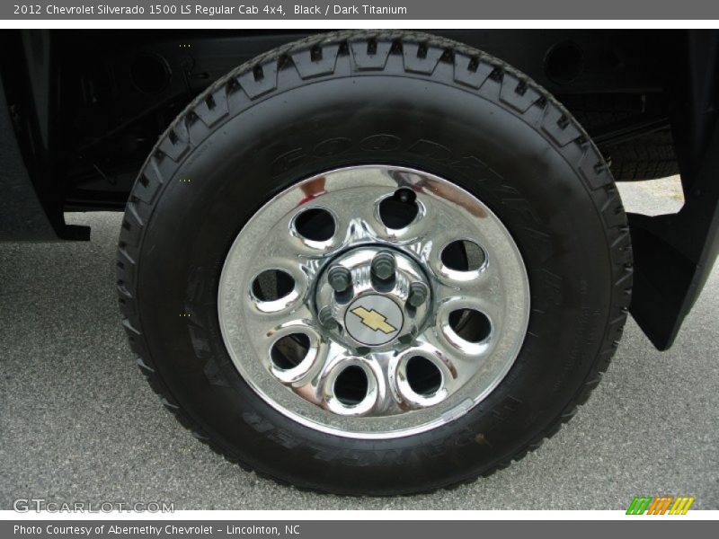 Black / Dark Titanium 2012 Chevrolet Silverado 1500 LS Regular Cab 4x4
