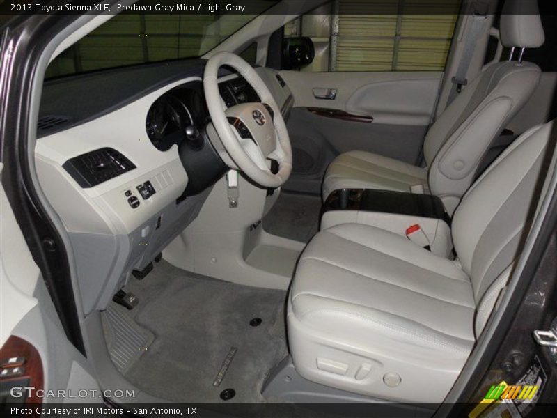 Predawn Gray Mica / Light Gray 2013 Toyota Sienna XLE