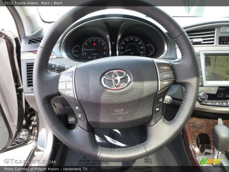 Black / Black 2012 Toyota Avalon