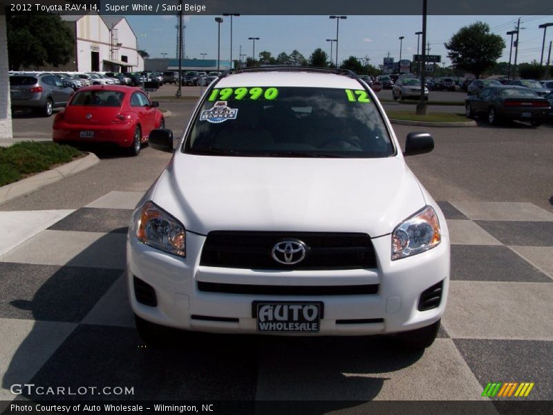 Super White / Sand Beige 2012 Toyota RAV4 I4